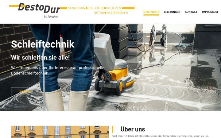 Screenshot of destodur.de