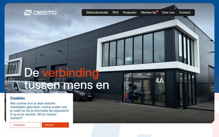 Screenshot ta' destogroup.nl
