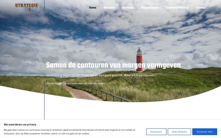 Snimka zaslona za destrategiewerf.nl