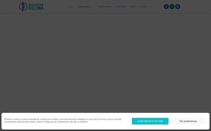 Screenshot van destravesuacoluna.com.br