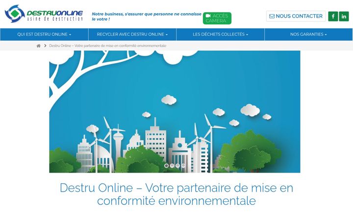 Screenshot of destruonline.com