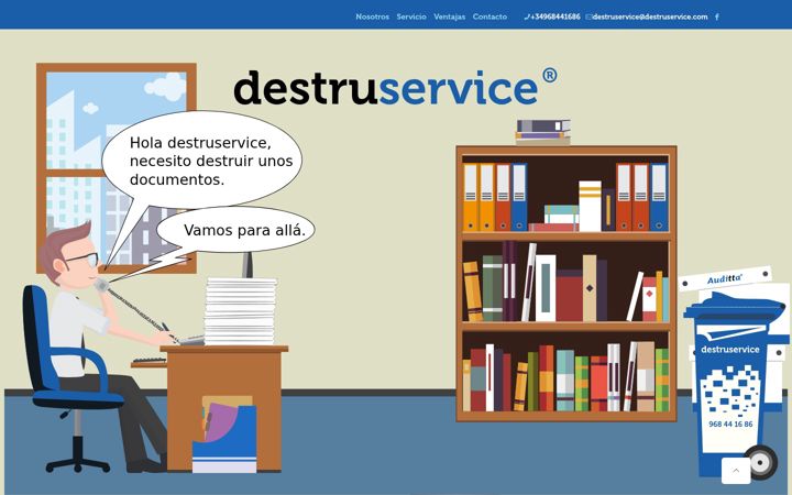Екранна снимка на destruservice.com