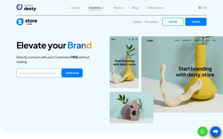 Screenshot of desty.store