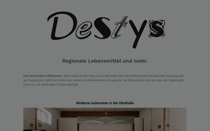 Screenshot of destys.de