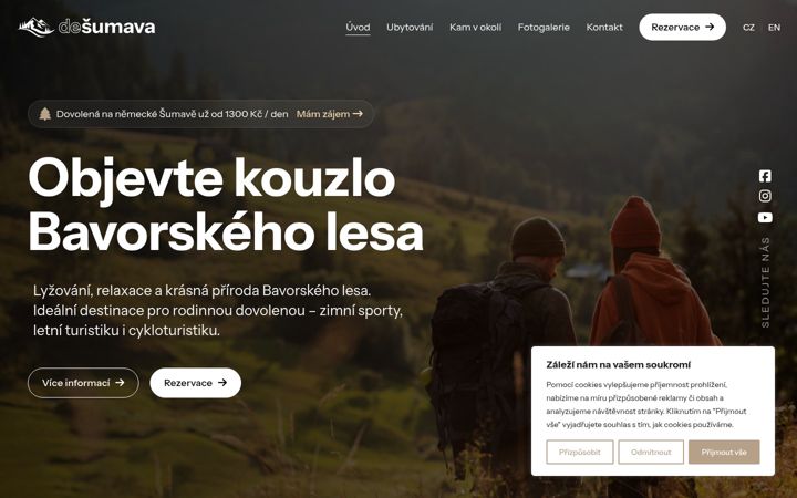 Screenshot von desumava.cz