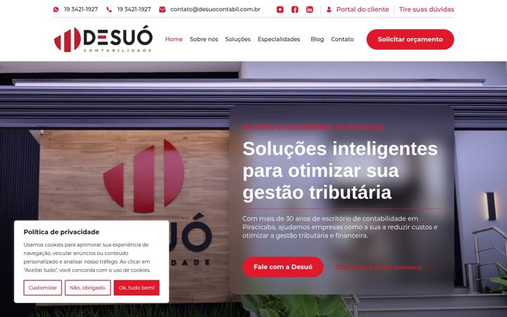 Screenshot van desuocontabil.com.br