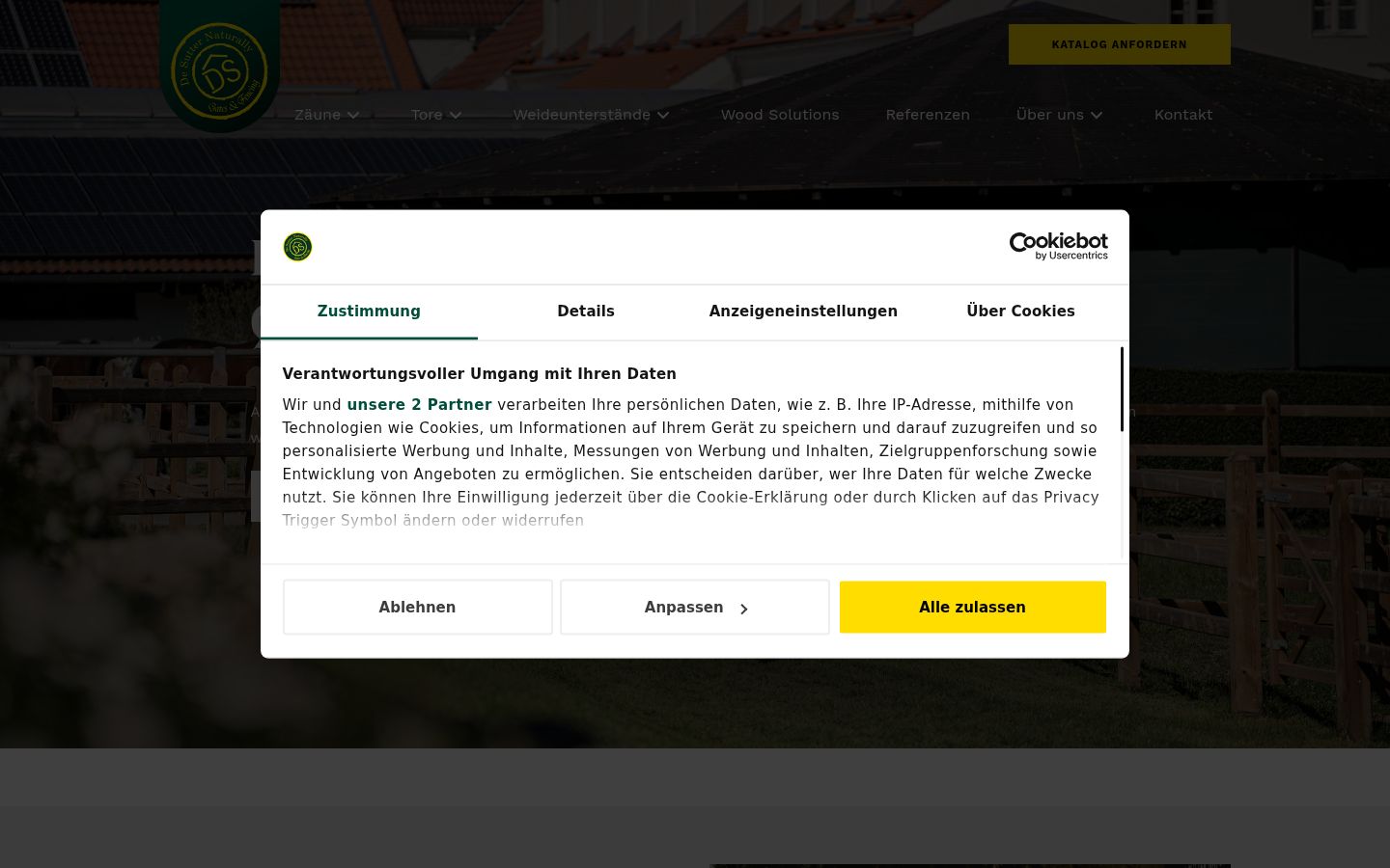 Zrzut ekranu banera zgody wyświetlanego przed jakąkolwiek interakcją