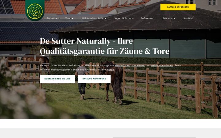 Zrzut ekranu desutter-naturally.de