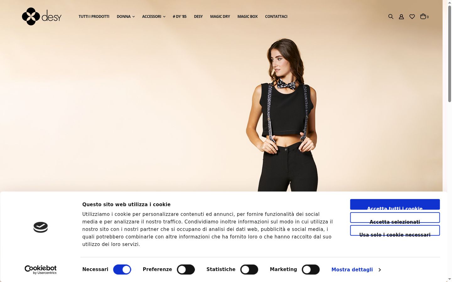 Screenshot van de toestemmingsbanner zoals getoond vóór enige interactie