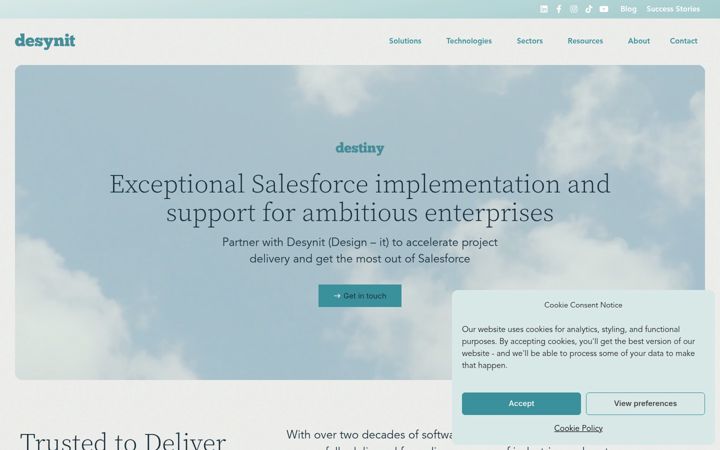 Screenshot of desynit.com