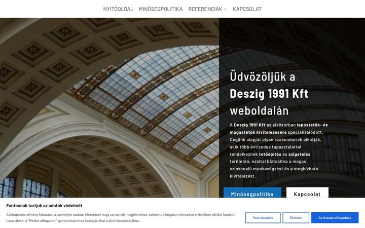 Zrzut ekranu deszig.hu