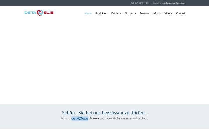 Screenshot of deta-elis-schweiz.ch