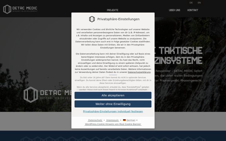 Screenshot of detacmedic.de
