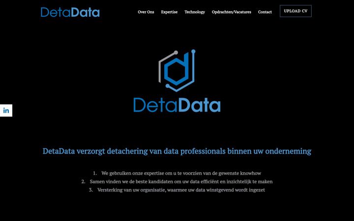 Screenshot of detadata.nl