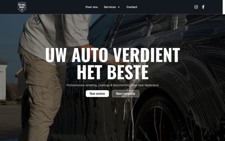 Screenshot of detailbaas.nl