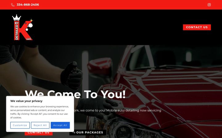 Screenshot of detailedbyk.com