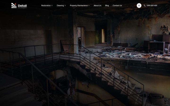 Captura de ecrã de detailfacility.com.au
