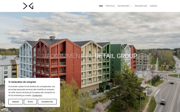 Skærmbillede af detailgroup.se