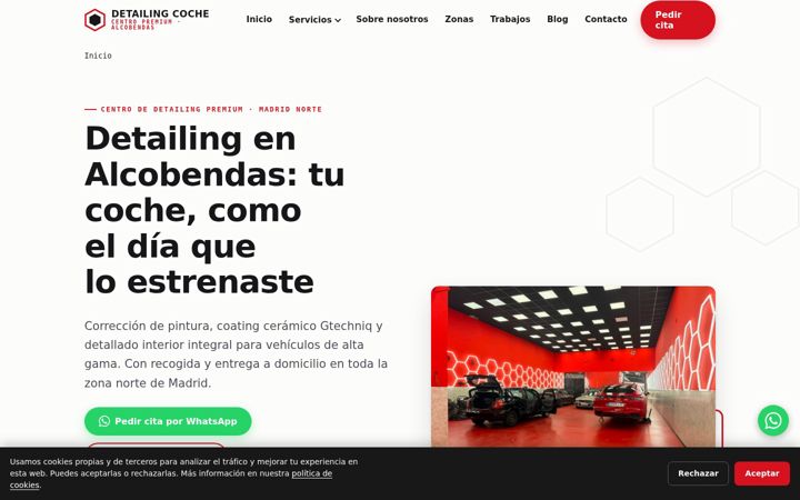 Képernyőkép: detailing-coche.es