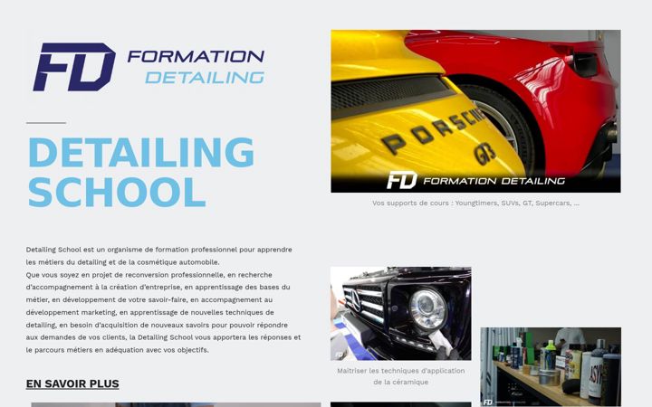 Screenshot of detailing-school.fr