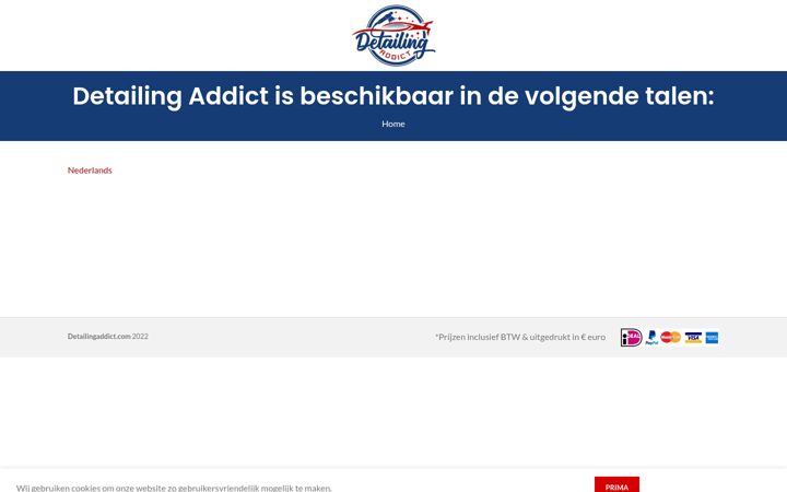 Screenshot of detailingaddict.com
