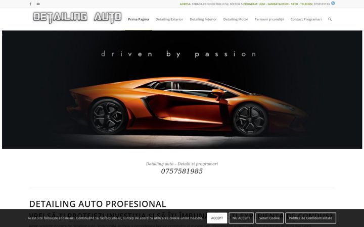 Ekrano kopija detailingauto.ro