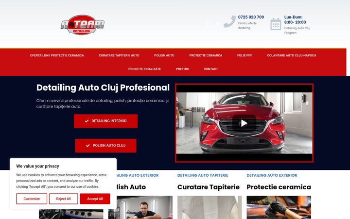 Ekrano kopija detailingautocluj.ro