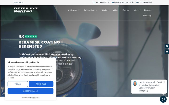 Screenshot of detailingcenter.dk