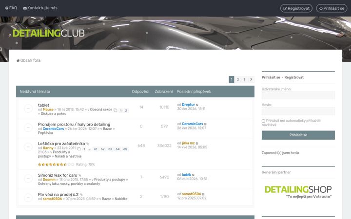 Screenshot von detailingclub.cz