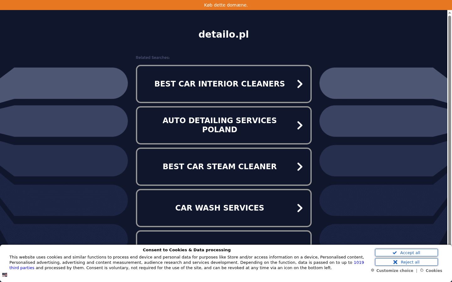Sutikimo reklamjuostės, rodytos prieš bet kokią sąveiką, ekrano kopija