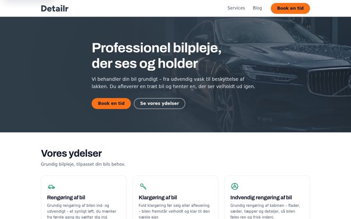 Screenshot of detailr.dk