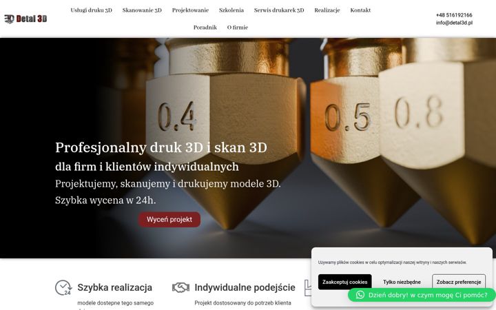 Screenshot ta' detal3d.pl