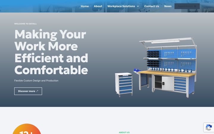 Screenshot of detall-industry.com