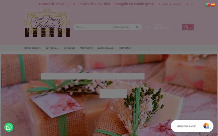 Screenshot of detalleseventosfelicia.com