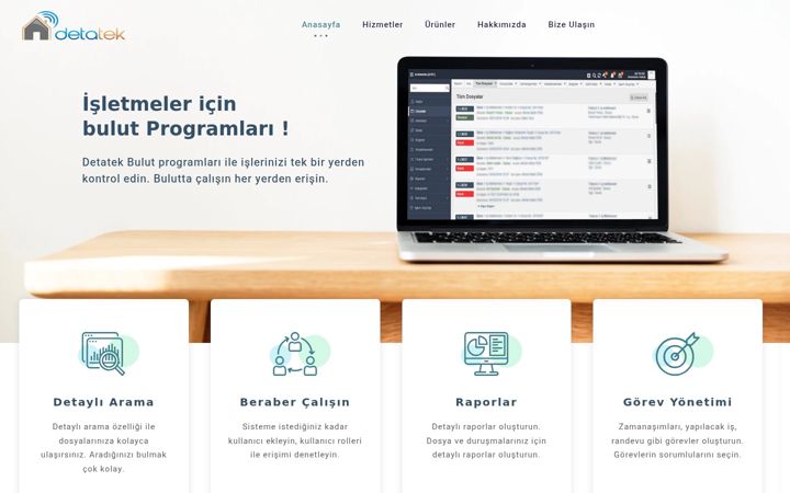Screenshot of detatek.com