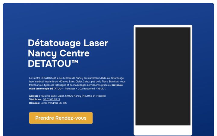 Ekraanipilt saidist detatou.fr