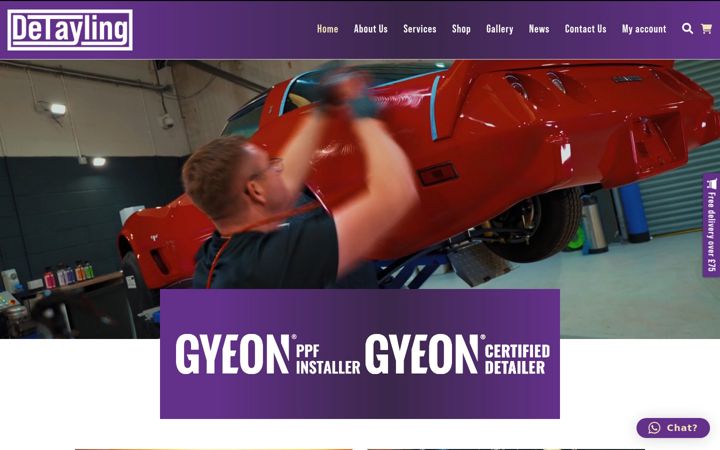 Screenshot of detayling.com