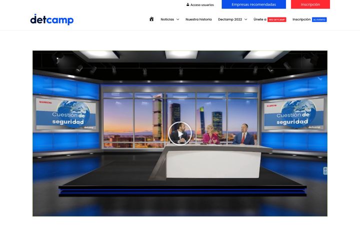 Screenshot of detcamp.com