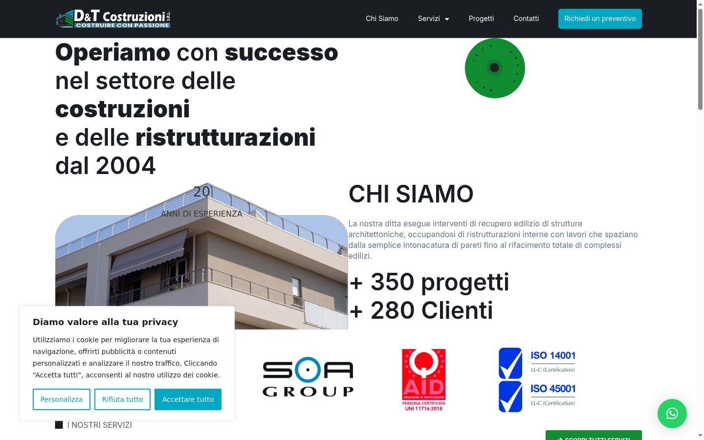 Screenshot tal-banner tal-kunsens muri qabel kwalunkwe interazzjoni