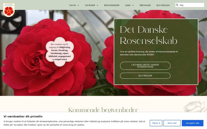 Zrzut ekranu detdanskerosenselskab.dk