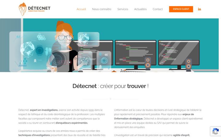 Ekraanipilt saidist detecnet.fr