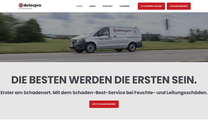 Screenshot of detecpro.de