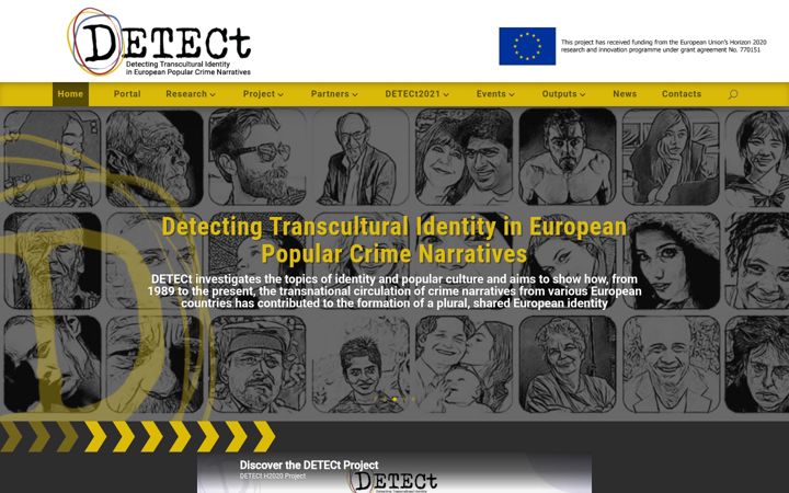 Screenshot of detect-project.eu