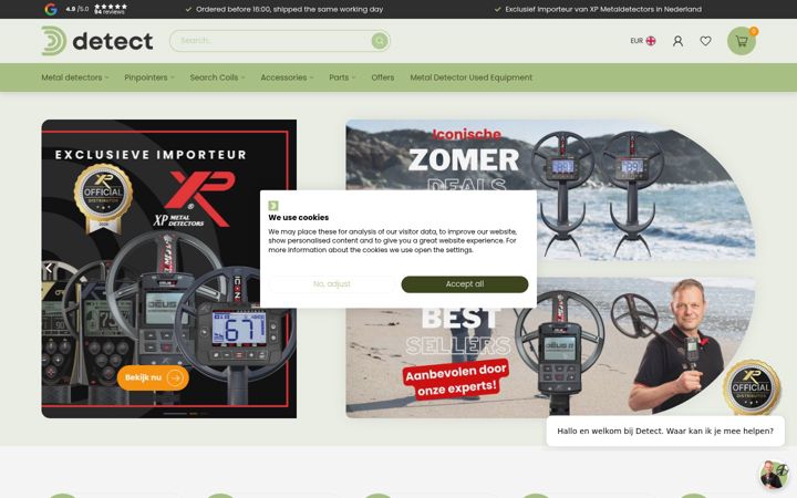 Képernyőkép: detect.nl