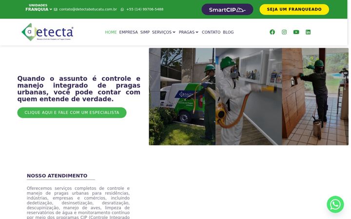 Screenshot van detectabotucatu.com.br