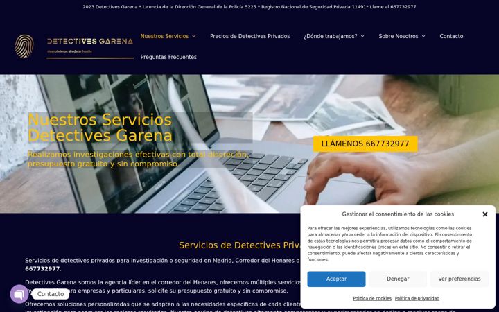 Screenshot of detectivesgarena.com