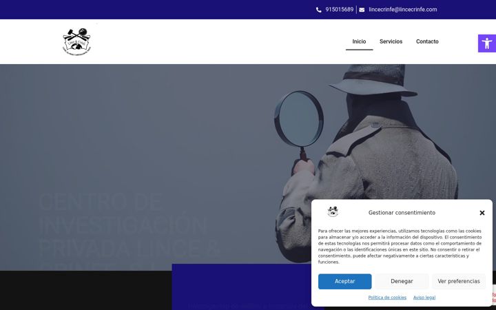 Screenshot of detectiveslinceycrinfe.com