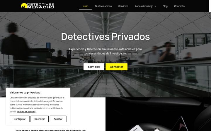 Screenshot of detectivesmenacho.com