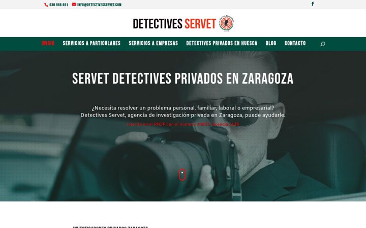 Screenshot of detectivesservet.com
