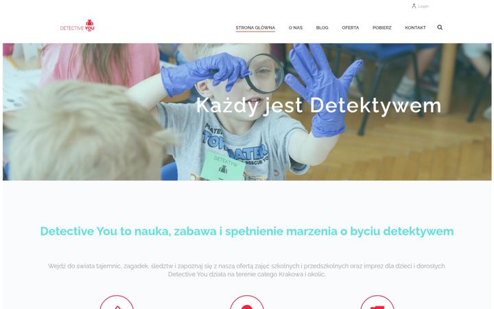 Screenshot of detectiveyou.com
